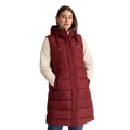 Dark Cherry - Side - Trespass Womens-Ladies Leona Quilted Gilet