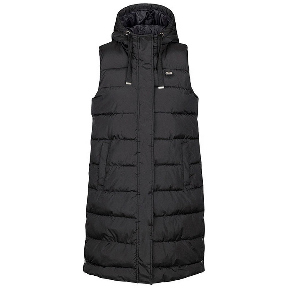 Black - Front - Trespass Womens-Ladies Leona Quilted Gilet