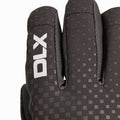 Black - Side - Trespass Childrens-Kids Alpeak Leather Gloves