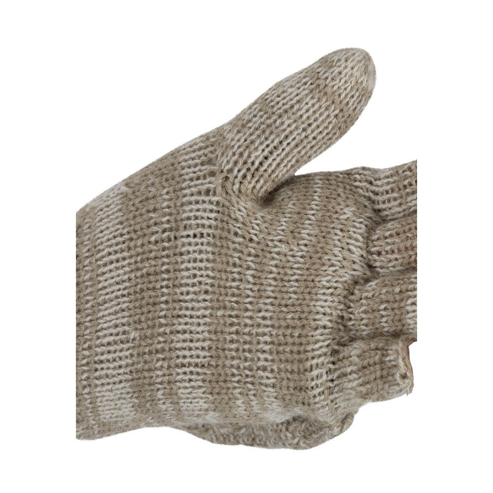 Dark Mushroom - Pack Shot - Trespass Womens-Ladies Mittzu Fingerless Knitted Ski Gloves