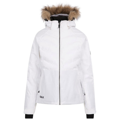 White - Front - Trespass Womens-Ladies Gaynor DLX Ski Jacket