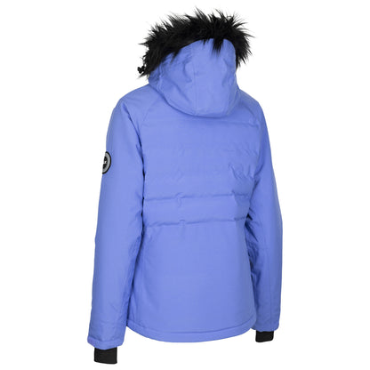Baja Blue - Back - Trespass Womens-Ladies Gaynor DLX Ski Jacket