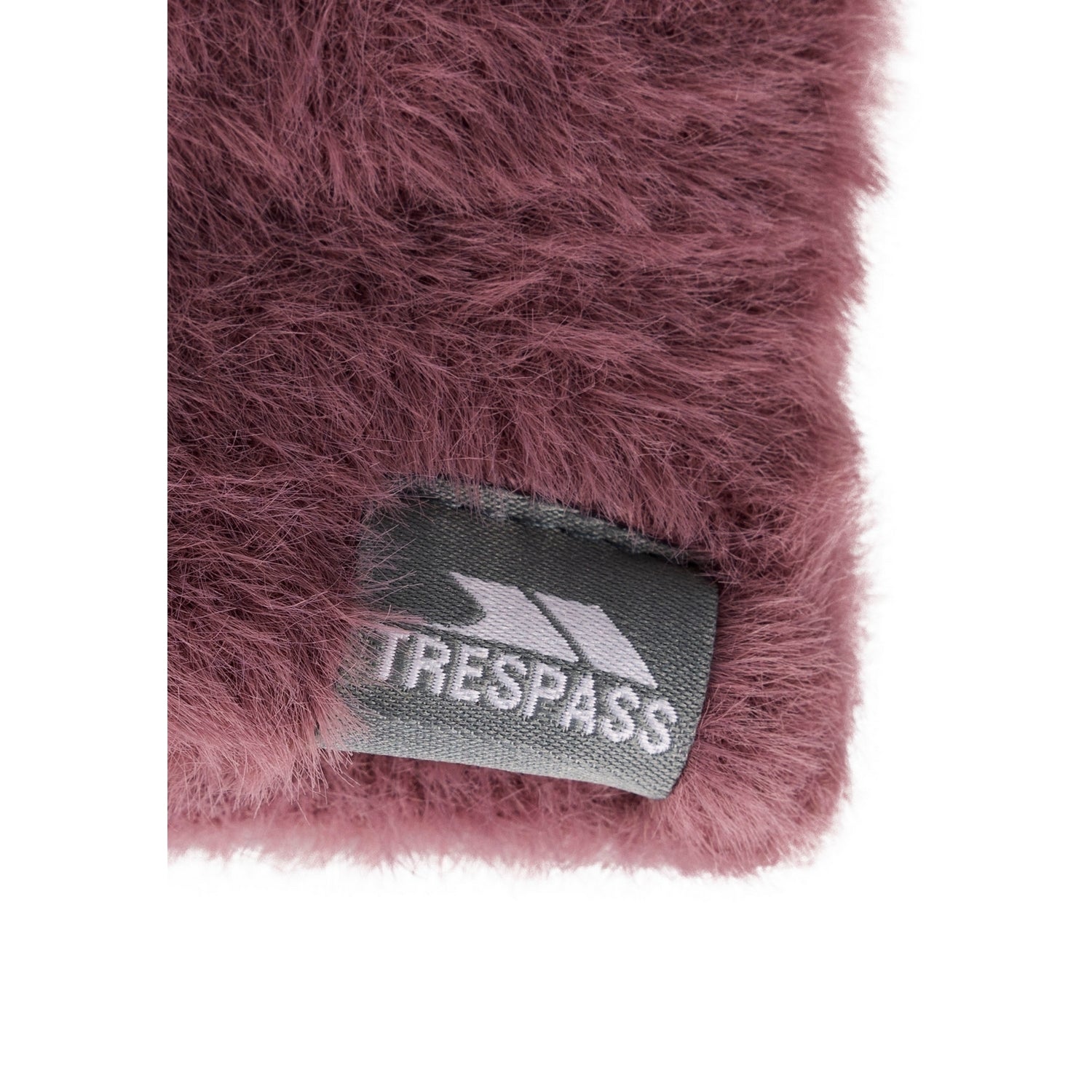Rose Tone - Side - Trespass Childrens-Kids Hillside Knitted Mittens