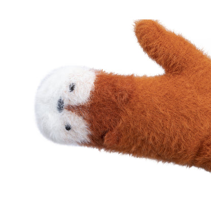 Orange-Spice - Back - Trespass Childrens-Kids Hillside Knitted Mittens