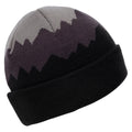 Storm Grey-Dark Grey-Black - Side - Trespass Mens Cobbler Beanie