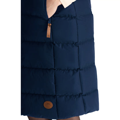Navy - Side - Trespass Womens-Ladies Audrey Gilet