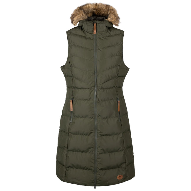 Dark Vine - Front - Trespass Womens-Ladies Audrey Gilet