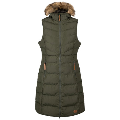 Dark Vine - Front - Trespass Womens-Ladies Audrey Gilet