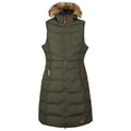 Dark Vine - Front - Trespass Womens-Ladies Audrey Gilet