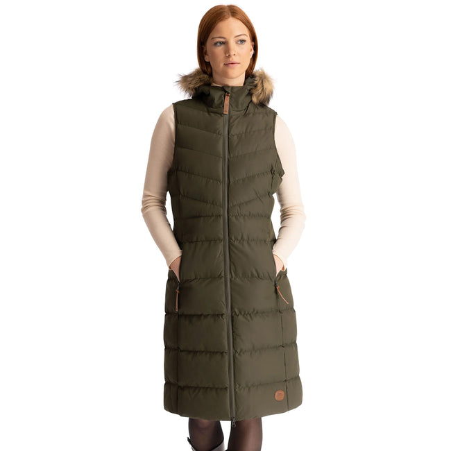 Dark Vine - Side - Trespass Womens-Ladies Audrey Gilet