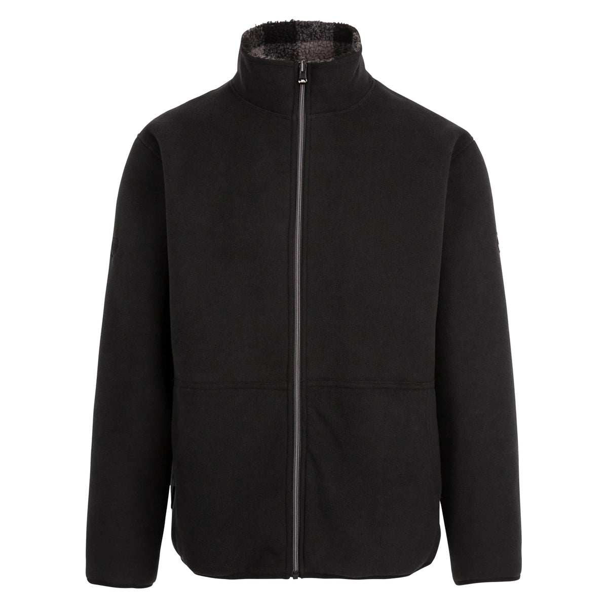 Black - Front - Trespass Mens Tatsfield Fleece Jacket