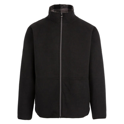 Black - Front - Trespass Mens Tatsfield Fleece Jacket