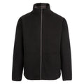 Black - Side - Trespass Mens Tatsfield Fleece Jacket