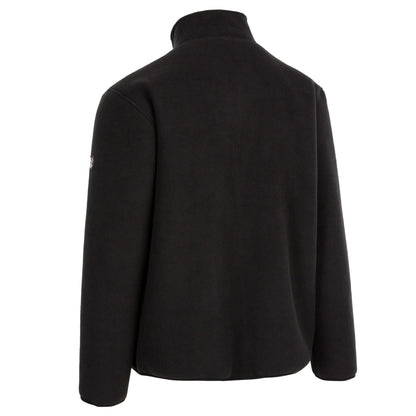 Black - Back - Trespass Mens Tatsfield Fleece Jacket