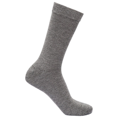 Black-Grey-Navy - Side - Trespass Unisex Adult Cinque Socks (Pack of 5)