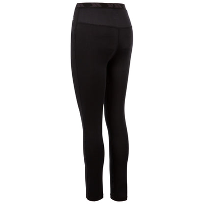 Black - Back - Trespass Womens-Ladies Flores Base Layer Bottoms