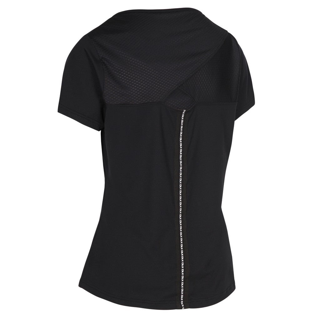 Black - Back - Trespass Womens-Ladies Kirsty DLX T-Shirt