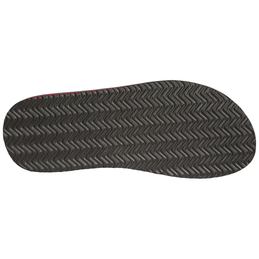 Black - Side - Trespass Mens Garo Contrast Flip Flops