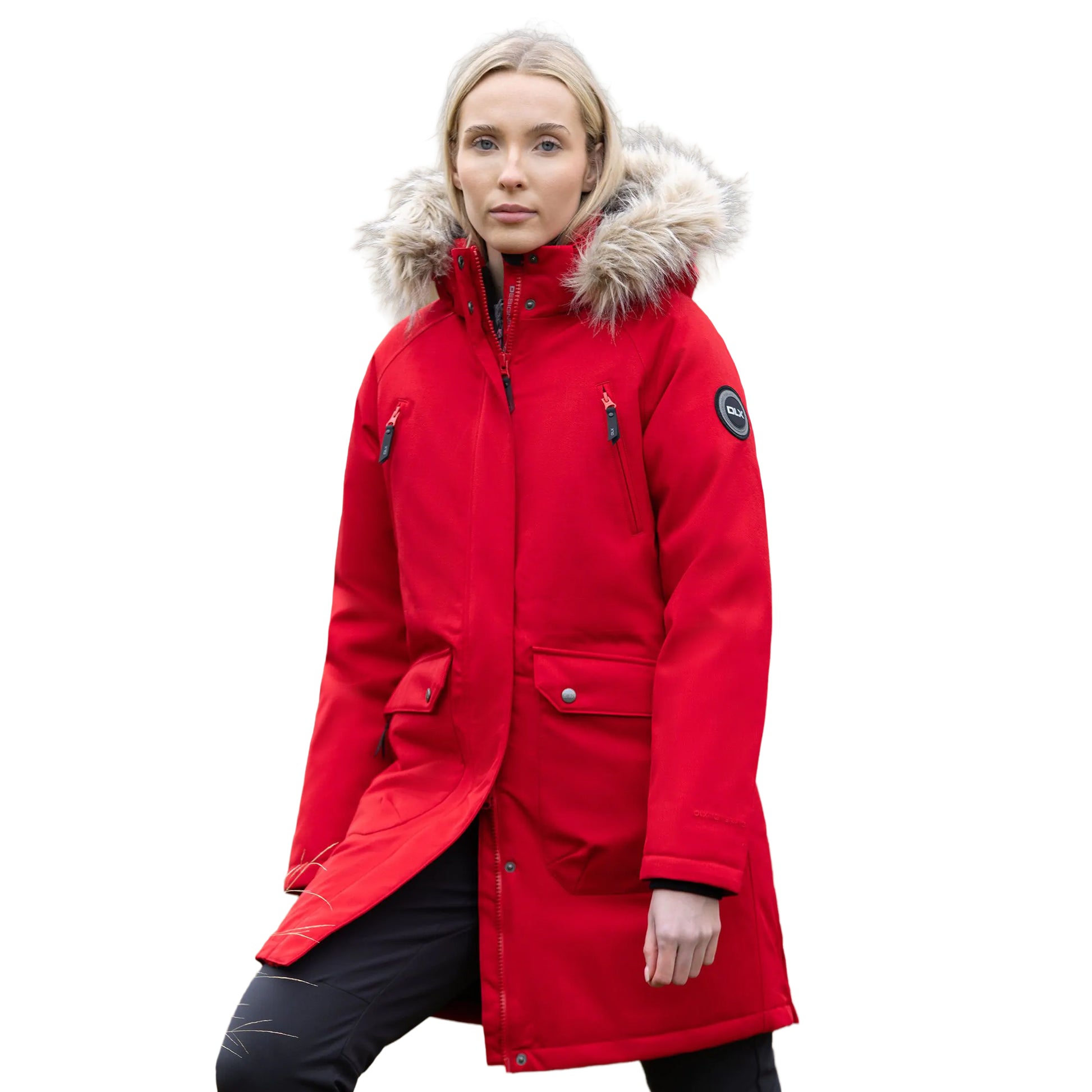 Red Marl - Pack Shot - Trespass Womens-Ladies Dana Down Jacket