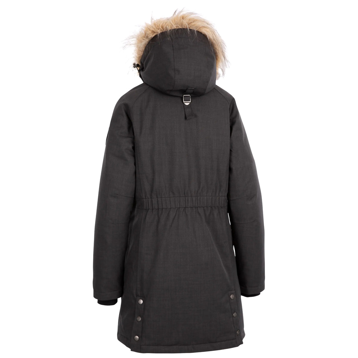 Black Marl - Back - Trespass Womens-Ladies Dana Down Jacket