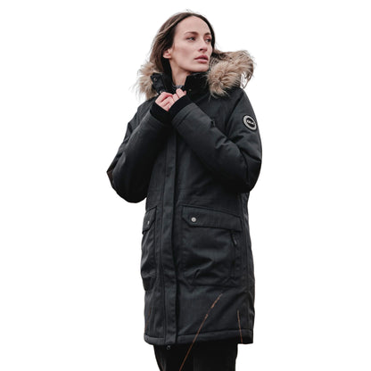 Black Marl - Pack Shot - Trespass Womens-Ladies Dana Down Jacket
