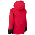 Red - Back - Trespass Boys Elder Contrast Jacket