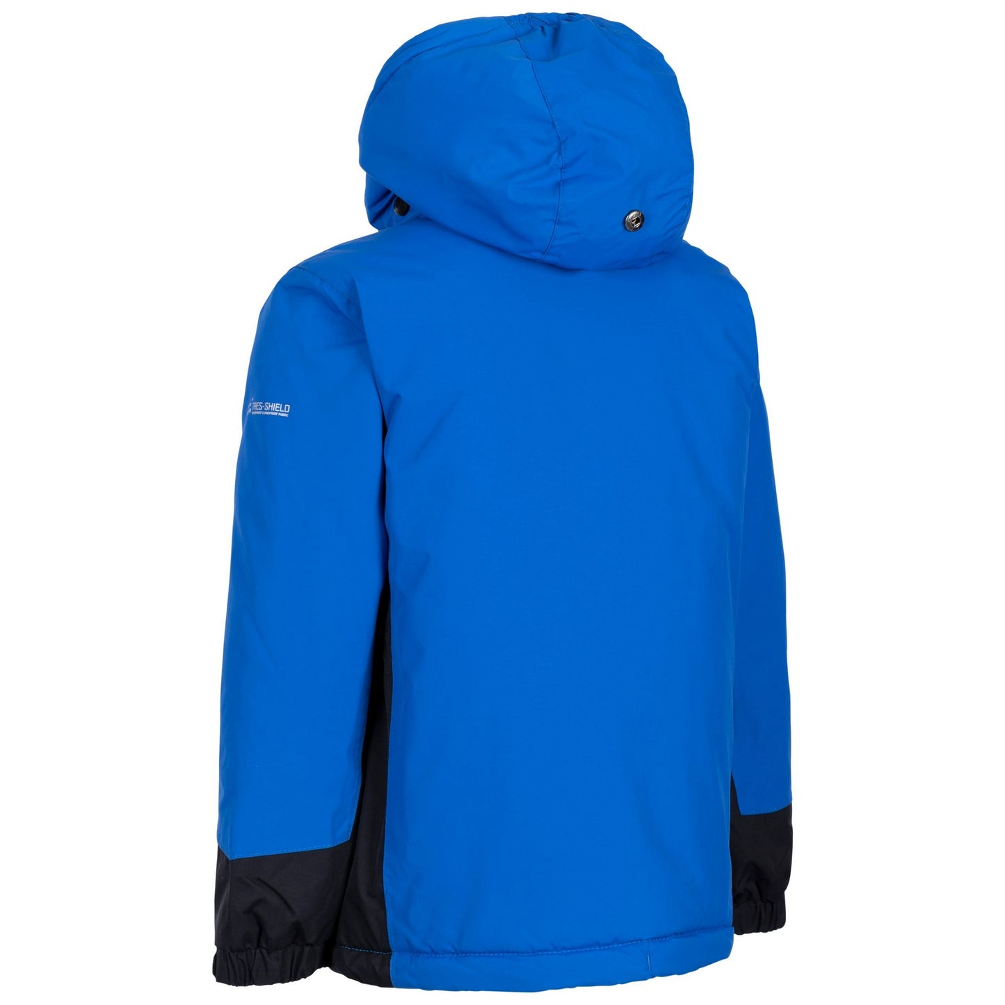 Blue - Back - Trespass Boys Elder Contrast Jacket