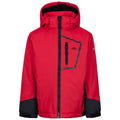 Red - Front - Trespass Boys Elder Contrast Jacket