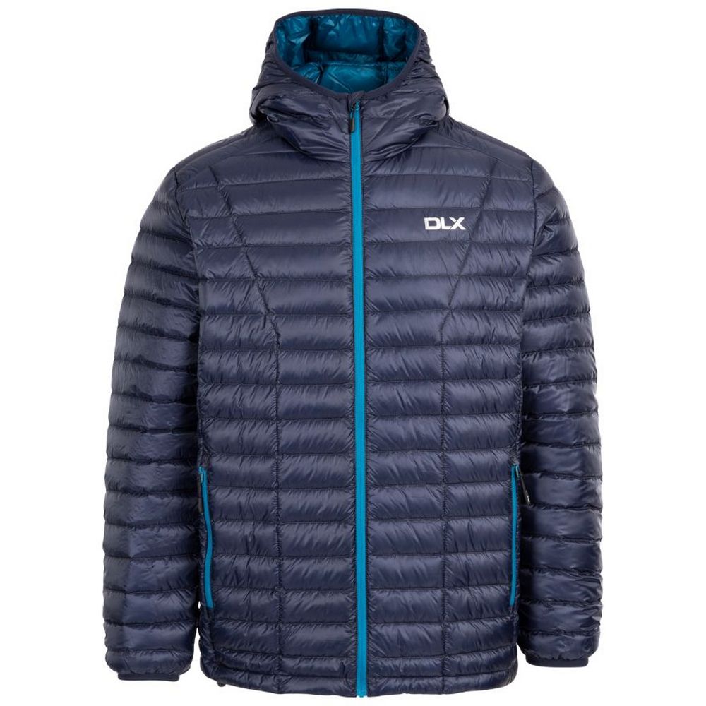 Navy - Front - Trespass Mens Zoltan Down Jacket