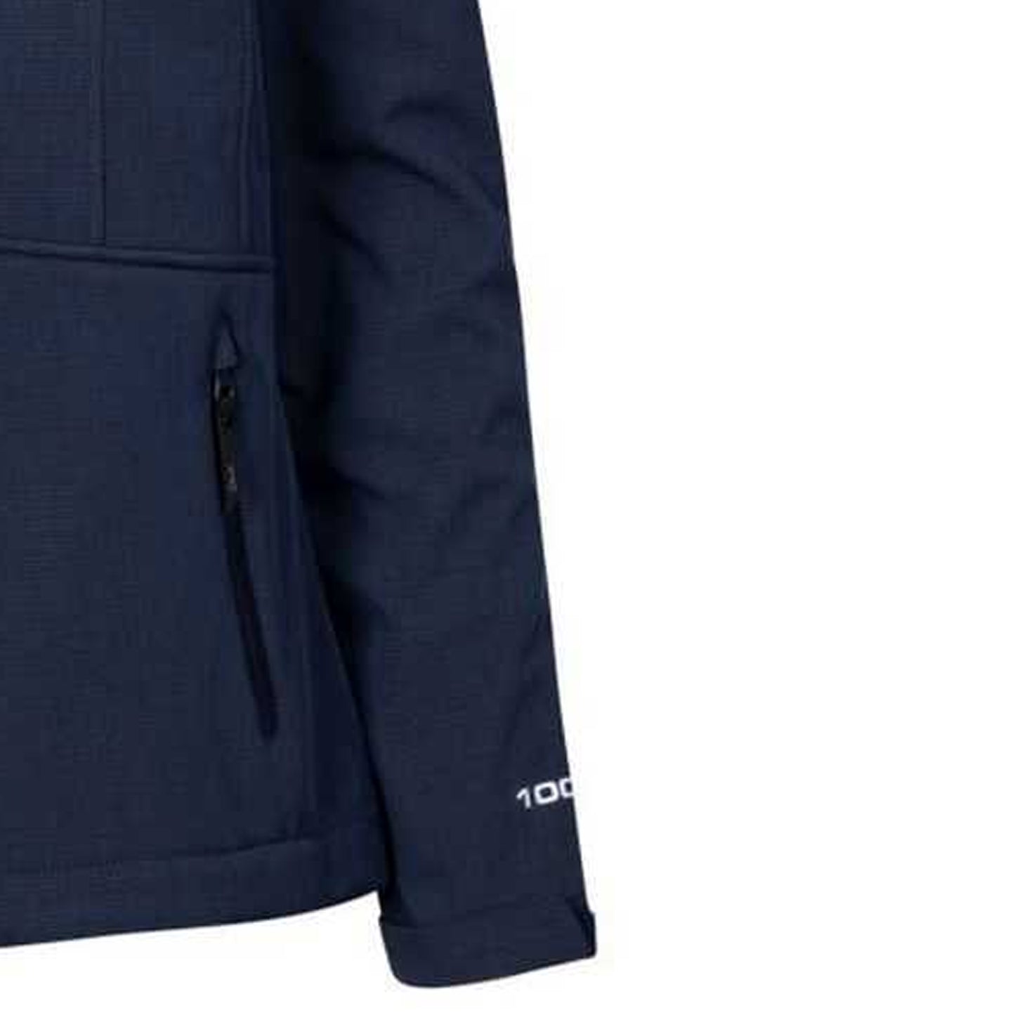 Navy Marl - Side - Trespass Womens-Ladies Christine DLX Soft Shell Jacket