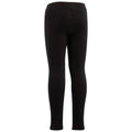 Black - Back - Trespass Childrens-Kids Fuzzy Sherpa Lined Leggings