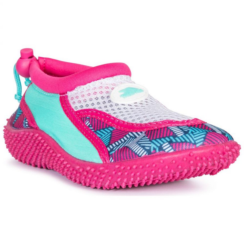 Pink - Front - Trespass Girls Squidette Water Shoes