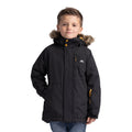 Black - Side - Trespass Childrens-Kids Ultimately Waterproof Padded Jacket