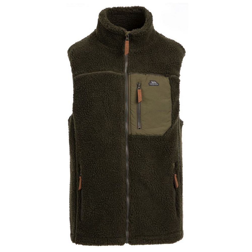 Ivy - Front - Trespass Mens Buckless B Fleece Gilet
