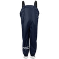 Navy - Front - Trespass Childrens-Kids Raining Waterproof Trousers