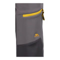 Storm Grey-Yellow Sulphur - Side - Trespass Childrens-Kids Hurry Hiking Trousers