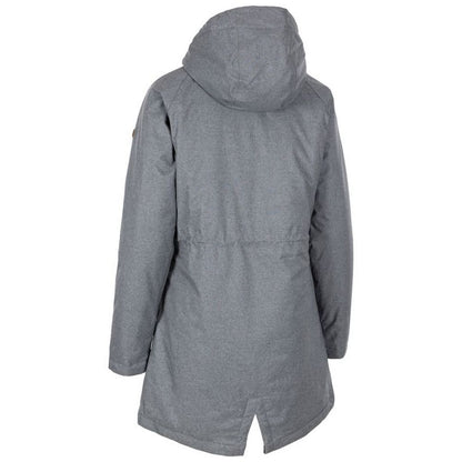 Grey - Back - Trespass Womens-Ladies Wintertime Waterproof Jacket