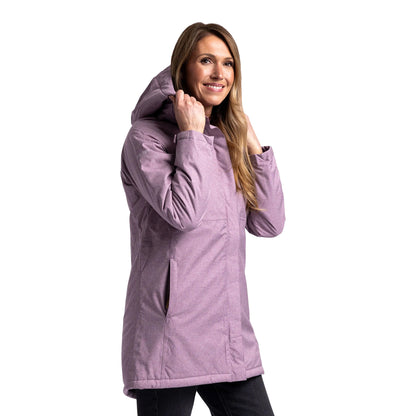 Rose Tone - Side - Trespass Womens-Ladies Wintertime Waterproof Jacket