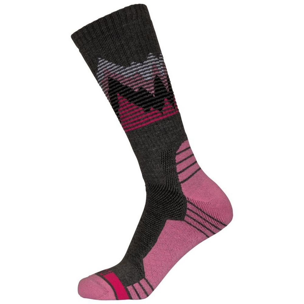 Grey Marl Marl - Lifestyle - Trespass Unisex Adult Hilliard DLX Trekking Socks