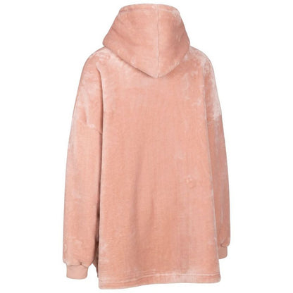 Misty Rose - Back - Trespass Unisex Adult Cosiness Oversized Hoodie Blanket