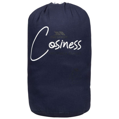 Navy - Side - Trespass Unisex Adult Cosiness Oversized Hoodie Blanket