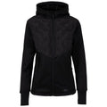 Black - Front - Trespass Womens-Ladies Marney Active Hybrid Jacket