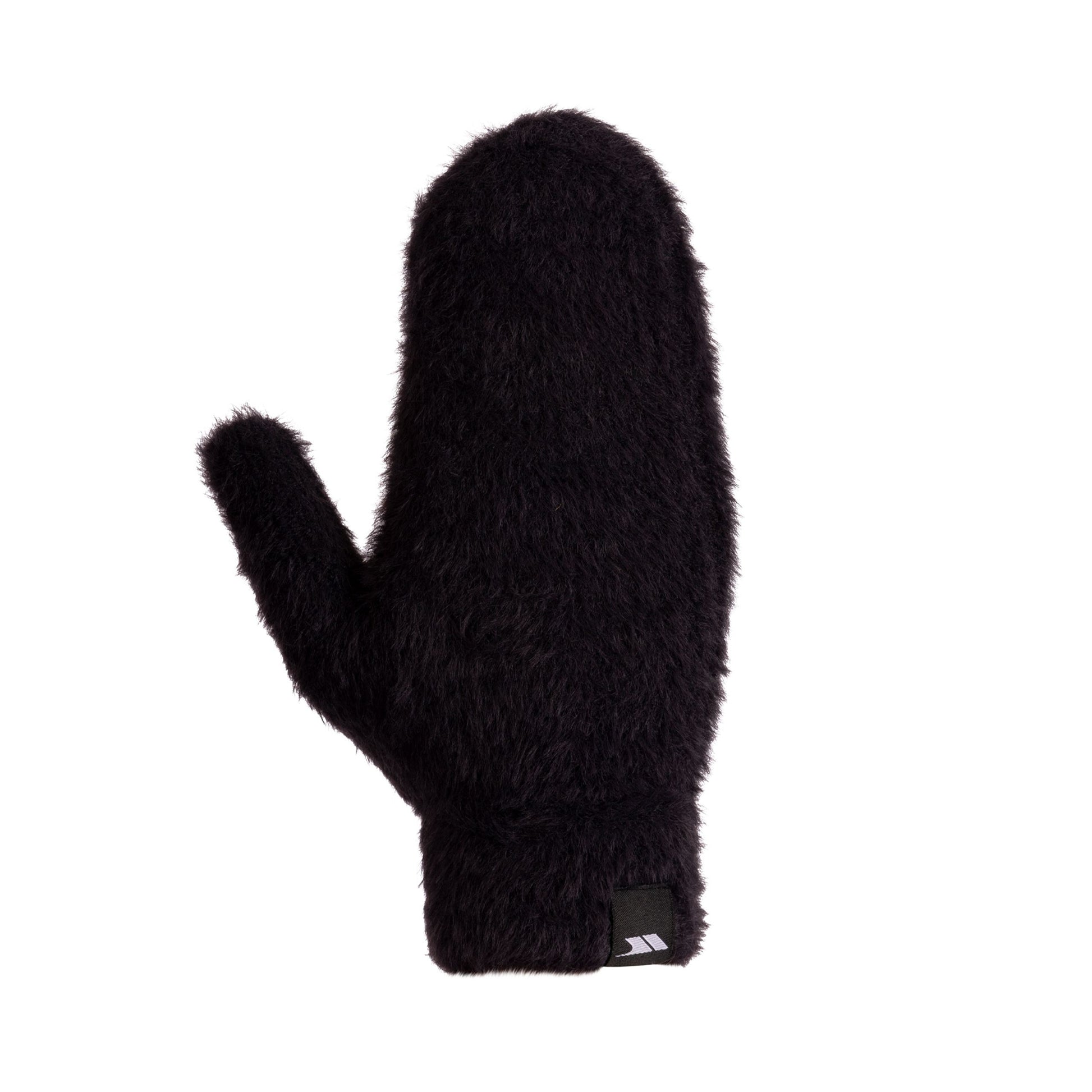 Dark Grey - Front - Trespass Womens-Ladies Seth Knitted Ski Mittens