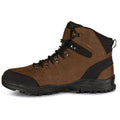 Light Brown - Side - Trespass Mens Corrie Leather Hiking Boots
