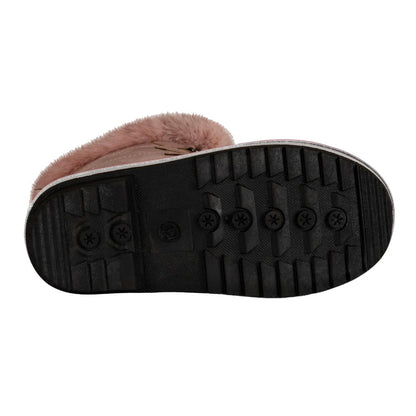Pink - Side - Trespass Childrens-Kids Eiry Snow Boots