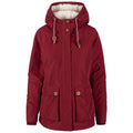 Dark Cherry - Front - Trespass Womens-Ladies Token Waterproof Jacket