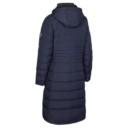 Navy - Back - Trespass Womens-Ladies Bitsy Down Jacket
