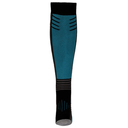 Black-Storm Blue - Lifestyle - Trespass Unisex Adult Icy Ski Socks
