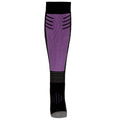 Black-Purple - Lifestyle - Trespass Unisex Adult Icy Ski Socks