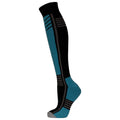 Black-Storm Blue - Side - Trespass Unisex Adult Icy Ski Socks